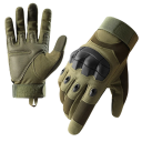 Summer Motorcycle Gloves with Full Fingers Breathable Motorcycle Gloves Touchscreen Non-Slip Waterproof Nylon 4