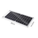 Sunpower 35W 5V bærbart solpanel med USB-port 30x14,5cm vandtæt solpanel til telefon, camping, hjemme, udendørs brug 2