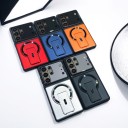 Suojakuori Samsung Galaxy S26:lle taittuvalla telineellä, täydellinen objektiivisuojus, polykarbonaatti ja TPU, langaton lataus 18