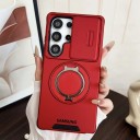 Suojakuori Samsung Galaxy S26 Ultra Liukuva kameransuoja Pyöreä pidike Magneettisen latauksen tuki Kuori 8