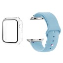 Suojalasi-, kotelo- ja rannekkeensarja Apple Watch 42 mm Series 3/2/1 – 9H karkaistu lasi, matta kehys, näyttö- ja kellosuojus 10