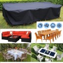 Suojapeite puutarhakalusteille 250 x 110 x 90 cm vedenkestävä peite pölyltä, tuulelta, sateelta ja lumelta, ulkokäyttöön tarkoitettu peite vahvoilla saumoilla 2