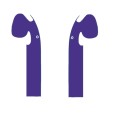 Suojatarra Apple Airpods -kuulokkeille (1 pari) 9