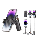 Super mini perche à selfie Bluetooth 110–400 mm Support de téléphone portable pliable rotatif à 360° Télécommande pour photos et diffusion 9