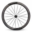 SUPERTEAM 700C Karbon Kerekek 50 mm Felni 28 mm Gyorskioldó 9 x 100 és 135 mm Tubeless Shimano 10-től 12 sebességig Fekete Tárcsafékek 2