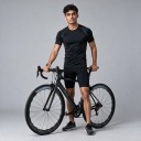SUPERTEAM 700C Wielset Velg 50 mm Golfprofiel Clincher Tubeless Snelsluiting 100 en 135 mm Shimano HG Zwart Voor Schijfremmen 4