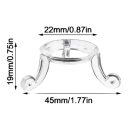 Suport acrilic pentru glob de cristal 19 x 22 x 45 mm Suport decorativ transparent pentru globuri de cristal și decorațiuni din sticlă 2