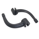 Suport auto universal 450 x 250 mm, negru, pentru haine și costum, pentru tetiera banchetei din spate, accesorii auto din PVA și oțel inoxidabil 3