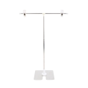 Suport de fundal fotografie în formă de T, înălțime 30-86cm, lățime 31cm, suport metalic pentru recuzită, postere, accesorii pentru mini cameră 1