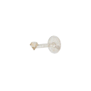 Suport de perete multifuncțional pentru accesorii cu vârf decorativ 7×4 cm organizator din plastic transparent pentru mici obiecte și agățarea 3
