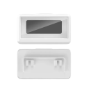 Suport de telefon impermeabil pentru baie, montare pe perete, reglabil, adeziv, suport pentru duș, protecție împotriva apei, capac tactil 1