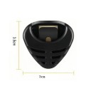 Suport din plastic pentru plectre 35 x 30 x 8 mm Suport autoadeziv pentru chitară Organizator practic pentru 1–3 plectre Accesorii pentru chitariști 4