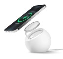 Suport magnetic rotund pentru încărcătoare pentru încărcare wireless a telefoanelor Suport pentru iPhone cu gestionarea cablului și design 1