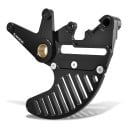 Suport pentru etrierele de frână duble din spate cu capac de disc pentru KTM Husqvarna și GasGas 227 x 202 mm Aluminiu 6061-T6 Negru pentru frână 1