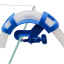 Suport pentru filtrare acvariu 11,8x2,5x6 cm Clema de fixare pentru furtun Unelte de filtrare pentru tub 12/16 mm Montaj pe sticlă până la 1,2 cm 2