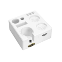 Suport pentru tamper și portafiltru cu compartiment pentru filtre și perii 57 mm din plastic ABS cu sertar Organizator pentru accesorii de cafea 3