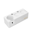 Suport pentru tamper și portafiltru din plastic ABS de 57 mm cu 2 găuri pentru tamperi, 1 gaură pentru portafiltru și 2 găuri pentru perii Accesorii pentru barista 2