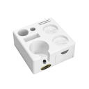 Suport pentru tamperi și portafiltru 58 mm cu compartiment pentru filtre și perii din plastic ABS cu sertar Organizator pentru accesorii de cafea și barista 3