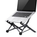Suport pliabil pentru laptop 15 x 15 cm portabil cu ajustare a înălțimii și unghiului de vizualizare universal pentru laptopuri și diverse dispozitive 2