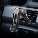 Suport telefon cu cap sferic de 17 mm cu clemă pentru orificiul de ventilație auto, compatibil cu suporturi magnetice și cu bilă pentru navigație GPS 5