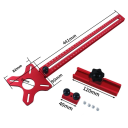 Suporte 3 em 1 para fresadora para fresagem precisa em plano e em círculo Acessório de guia universal com suporte ajustável para fresadoras 4