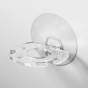 Suporte adesivo de parede para escova de dentes e pasta Sem perfuração Organizador de casa de banho à prova de água Aderência forte 3
