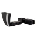 Suporte cabide para carro dobrável removível para encosto de cabeça 46x20 cm prático para blazers casacos camisas e sobretudos em viagens 4