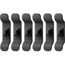 Suporte de cabos 6 pcs 2