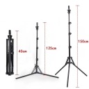 Suporte de estúdio para cabeças de peruca com extensão até 150 cm Suporte para cabeça de treino para cabeleireiro, ajustável 4