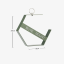 Suporte de ferro suspenso para incenso 14 cm Repelente de mosquitos para exterior Lanterna decorativa de incenso Suporte metálico para espiral contra insetos 2