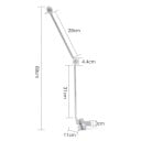 Suporte de madeira para brinquedos suspensos, para fixar atrás do berço, altura 69 cm, ideal para pendurar brinquedos e decorações 3