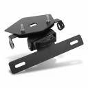 Suporte de matrícula para BMW S1000RR 2019-2023 e S1000R 2021-2023 Curto ajustável com iluminação LED Alumínio CNC Preto Acessórios para motocicletas 10