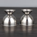 Suporte de ovos em aço inoxidável 4 pcs 5