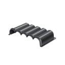 Suporte de parede para cartuchos com silicone e selante 5 posições ABS Organizador preto para cartuchos de selante para oficina, garagem 3