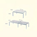 Suporte de plástico ajustável para sapatos 24 x 32,5–63,5 x 15 cm PP Organizador de calçado Economia de espaço Estante para hall de entrada 5