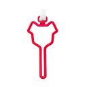 Suporte de plástico para sacos de dejetos caninos 13x6 cm Clip mãos-livres para trelas e sacos Dispensador portátil para passeios e limpeza após animais de estimação 4