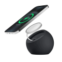 Suporte de silicone para estação de carregamento MagSafe Suporte redondo para carregador Base estável Proteção de superfícies Acessório 12