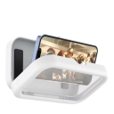Suporte de telefone à prova de água para casa de banho de parede Suporte adesivo ajustável para chuveiro Proteção contra água Capa tátil para móvel 2