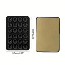 Suporte de telefone com ventosa de silicone 8 x 5,5 cm Antiderrapante de um lado Suporte de parede adesivo para telemóvel Casa Escritório 13