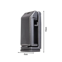 Suporte de telefone dobrável ajustável rotativo 360° Suporte portátil para avião e comboio Suporte de viagem para dispositivos móveis 3