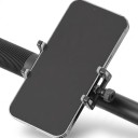 Suporte de telefone em alumínio para bicicleta com 4 garras Para telefones 58–88 mm Guidão 22,2–31,8 mm Rotação 360° Para MTB e bicicleta 6