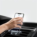 Suporte de telefone gravítico para carro para grelha de ventilação Universal para smartphones Clipe de aço carbono e silicone 5