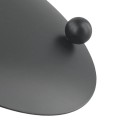 Suporte de vela metálico 11 cm Candelabro redondo em ferro fundido com acabamento em aço inoxidável Suporte elegante para vela de casa de banho Decoração para festas de casamento 2