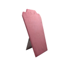 Suporte de veludo para colares 32 × 20 × 14 cm veludo rosa suporte de apresentação para joias display de mesa para correntes 1