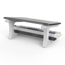 Suporte ergonómico para portátil 23 x 23,8 x 11,7 cm branco leve e portátil para elevar o ecrã a uma altura mais natural e aliviar o pescoço 3