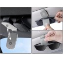 Suporte magnético para óculos de carro 10 x 4,5 cm com clip para o parasol proteção contra riscos montagem universal 3