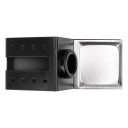 Suporte metálico universal para ferro de soldar com prato de apoio e suporte para ponta Compatível com a maioria dos tipos de ferros de soldar 4