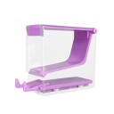Suporte para algodão dentário com dispensador 9,6 × 9,6 × 4,6 cm caixa de armazenamento em plástico organizador para tampões dentários e materiais de odontologia 3
