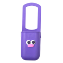 Suporte para bebida infantil para bicicleta com rosto 8,5 x 8 x 27 cm Cesto de silicone para garrafa para guiador Tamanho universal 1