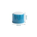 Suporte para limpeza de instrumentos endodônticos com espuma suporte redondo 4 × 3 cm autoclavável organizador dentário azul e branco 2